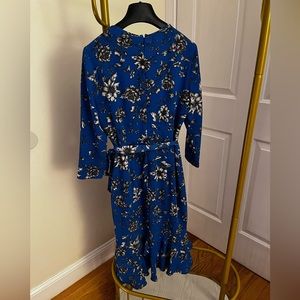Maggy London Blue Floral Dress- Size 2